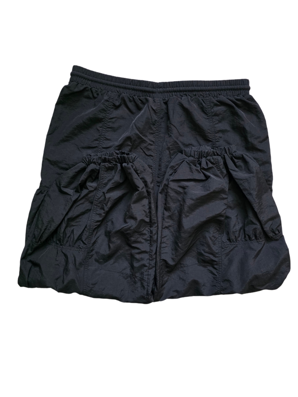 HALARA Mid Rise Drawstring Pocket Ruched Parachute Casual Cargo Baggy Pants L - Picture 14 of 16